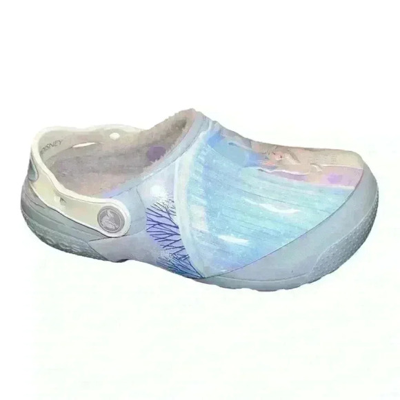 Crocs Fun Lab Little Kids Fur-Lined Disney Frozen II Clog - Size C12 - Picture 6 of 16